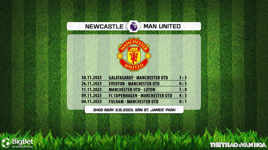Nhận định bóng đá Newcastle vs MU (3h00, 3/12), Vòng 14 giải Ngoại hạng Anh - Ảnh 7. Nhận định bóng đá Newcastle vs MU (3h00, 3/12), Vòng 14 giải Ngoại hạng Anh - Ảnh 7.