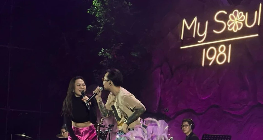 Binz gây 'sốt' khi làm khách mời trong show của Mỹ Tâm - Ảnh 4.