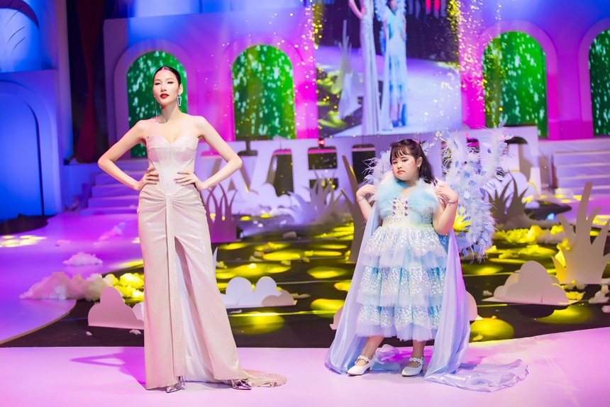 Mẫu nhí Dory Như tự tin đảm nhận vai trò vedette BST Butterfly - Ảnh 4.