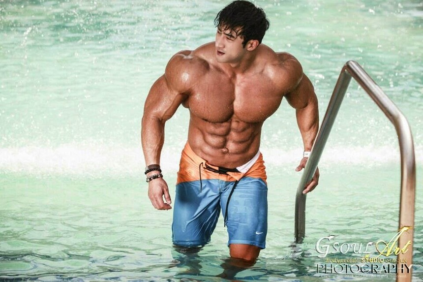 Lực sĩ Hàn Quốc sở hữu một số đo đáng nể, khiến 'quái vật thể hình châu Á' cũng chào thua - Ảnh 8.