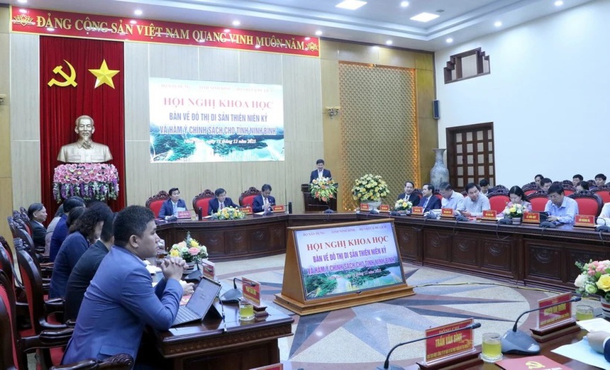 Xây dựng Ninh Bình trở thành đô thị di sản thiên niên kỷ - Ảnh 1.