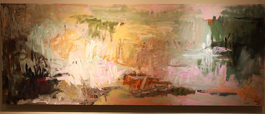 Nghệ sĩ múa ballet Hoàng Lan mở triển lãm tranh cá nhân đầu tiên sau 20 năm ấp ủ - Ảnh 8.