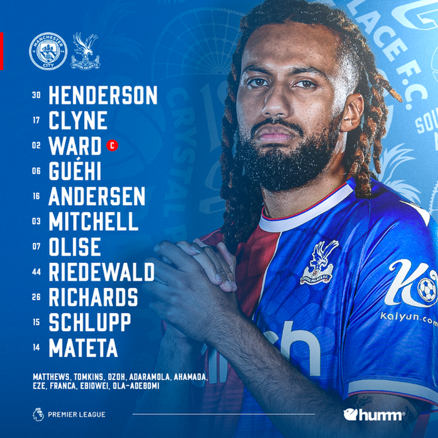 Trực tiếp Man City vs Crystal Palace, xem Ngoại hạng Anh vòng 17 (0-0): Haaland vắng mặt - Ảnh 6. Trực tiếp Man City vs Crystal Palace, xem Ngoại hạng Anh vòng 17 (0-0): Haaland vắng mặt - Ảnh 6.