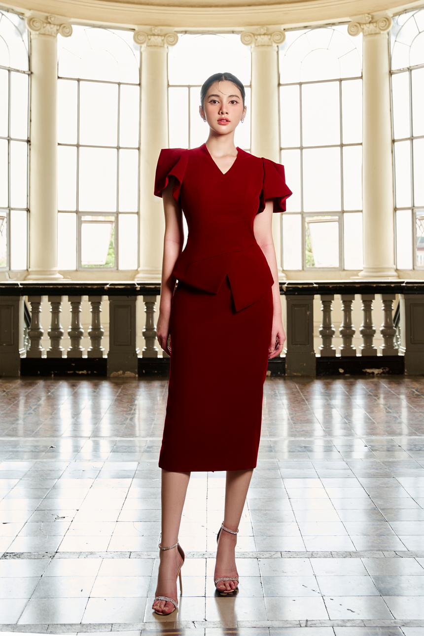 Người đẹp Cẩm Đan khoe vai trần gợi cảm với trang phục của NTK Lê Ngọc Lâm - Ảnh 11.