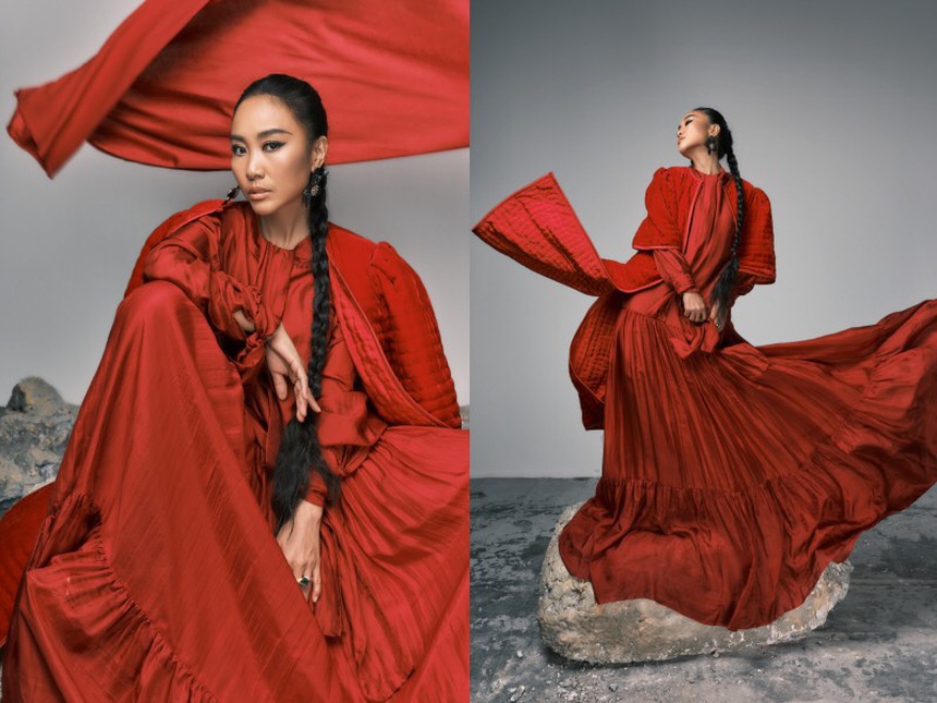 Đoan Trang cá tính trong loạt thiết kế mới của NTK Đức Hùng - Ảnh 3.