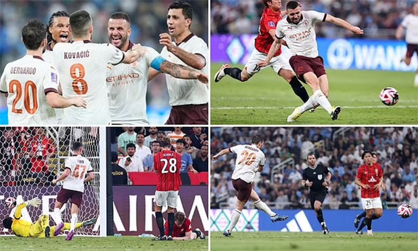 Đại thắng Urawa Reds, Man City vào chung kết Club World Cup, tiến sát cú ăn 5 thần thánh - Ảnh 2.