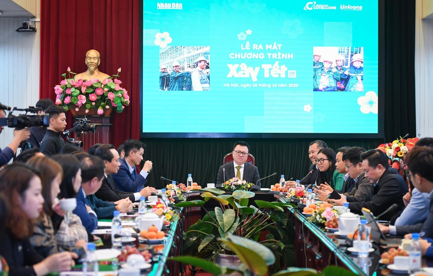 Xây Tết 2024 tri ân công nhân trên những công trường - Ảnh 1.