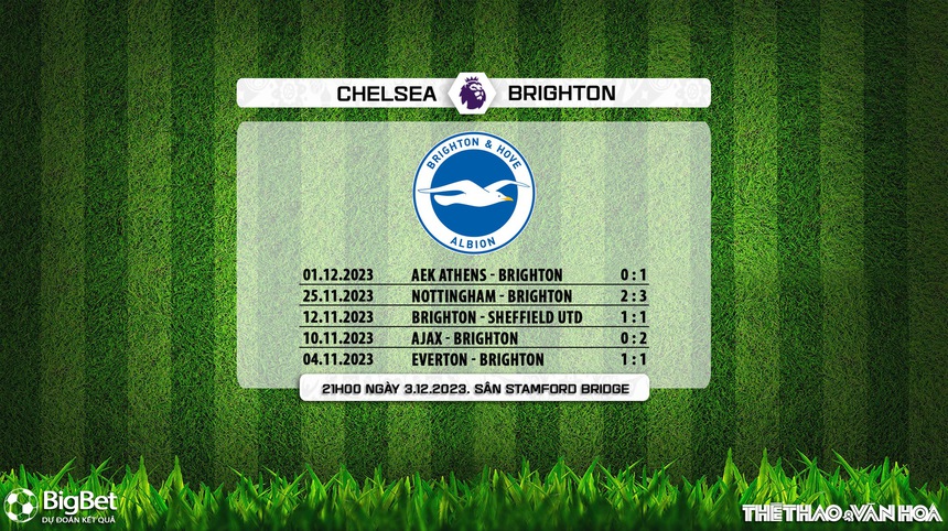 Nhận định bóng đá Chelsea vs Brighton (21h00, 3/12), vòng 14 Ngoại hạng Anh - Ảnh 7.