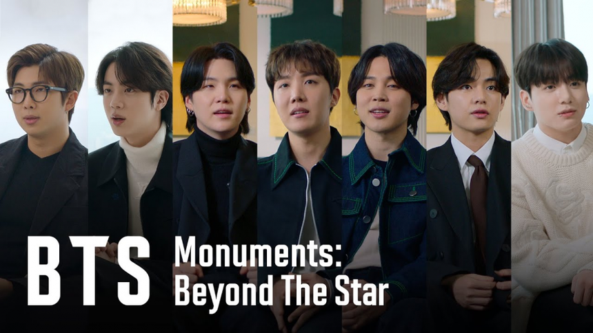 Nhìn lại hành trình 10 năm của BTS qua phim tài liệu 'BTS Monuments: Beyond The Star' - Ảnh 1. Nhìn lại hành trình 10 năm của BTS qua phim tài liệu 'BTS Monuments: Beyond The Star' - Ảnh 1.