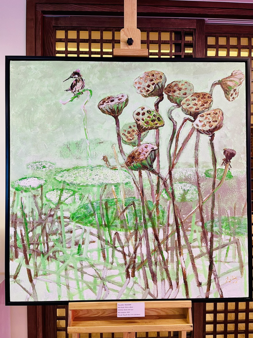 Triển lãm "Cà phê kết nối nghệ thuật" tại Hà Nội - Ảnh 1.