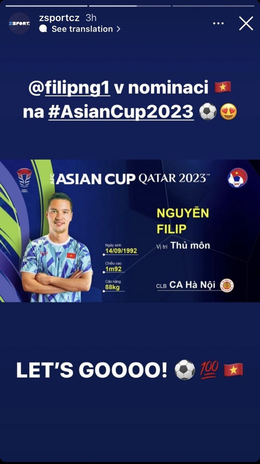 Filip Nguyễn nhận quà 'đặc biệt' từ CH Czech trong ngày được triệu tập lên tuyển Việt Nam - Ảnh 2.