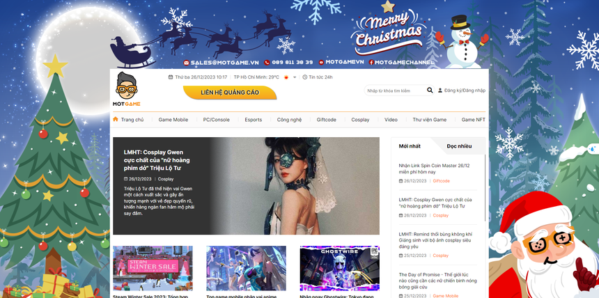 Nâng cao trải nghiệm với giao diện mới của website Mọt Game - Ảnh 1.