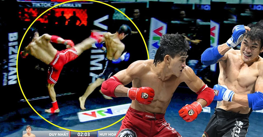 Nguyễn Trần Duy Nhất tung tuyệt kỹ, khiến cao thủ kickboxing phải bỏ chạy và xin thua ở bán kết - Ảnh 3. Nguyễn Trần Duy Nhất tung tuyệt kỹ, khiến cao thủ kickboxing phải bỏ chạy và xin thua ở bán kết - Ảnh 3.