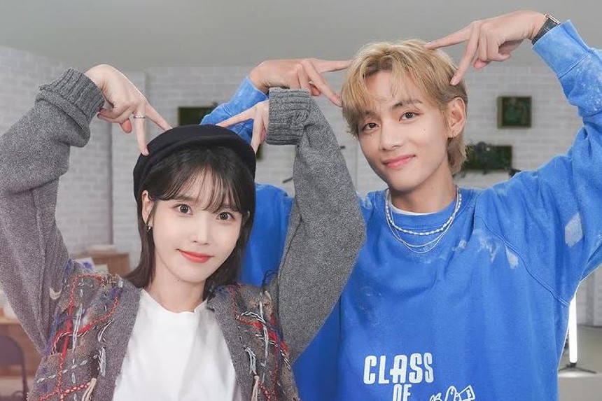 IU hé lộ về màn kết hợp 'chưa từng thấy' với V BTS - Ảnh 6. IU hé lộ về màn kết hợp 'chưa từng thấy' với V BTS - Ảnh 6.