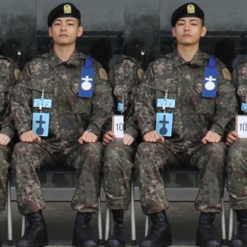 Vừa nhập ngũ, V BTS đã được mệnh danh là 'Tân binh... ăn khoẻ'! - Ảnh 1.