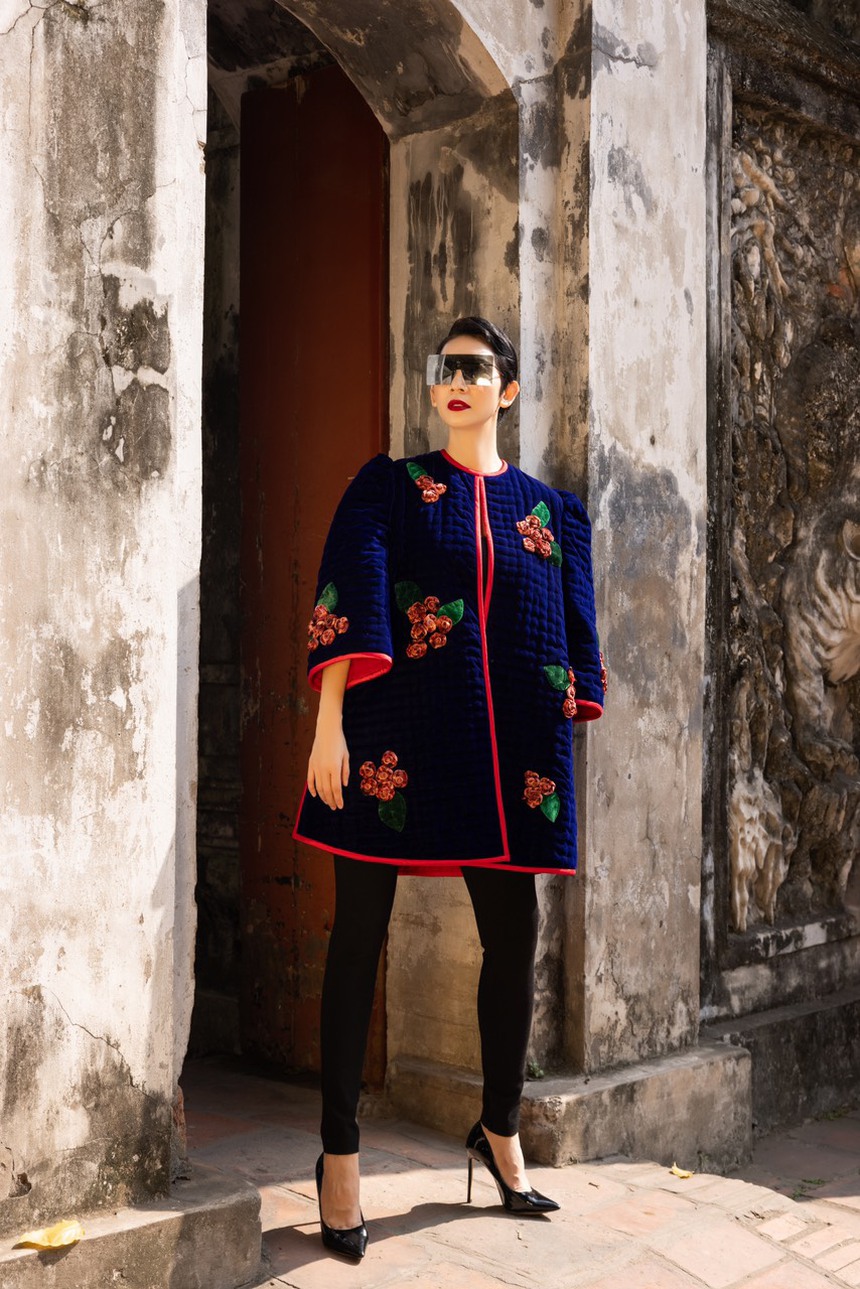 Xuân Lan xuất hiện đầy phá cách trong BST mới của NTK Đức Hùng - Ảnh 10.