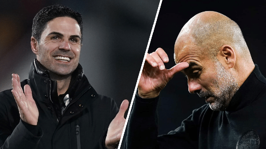 Bị Guardiola nhắc tên sau trận Man City hòa… Tottenham, Arteta phản ứng đầy hài hước - Ảnh 2.