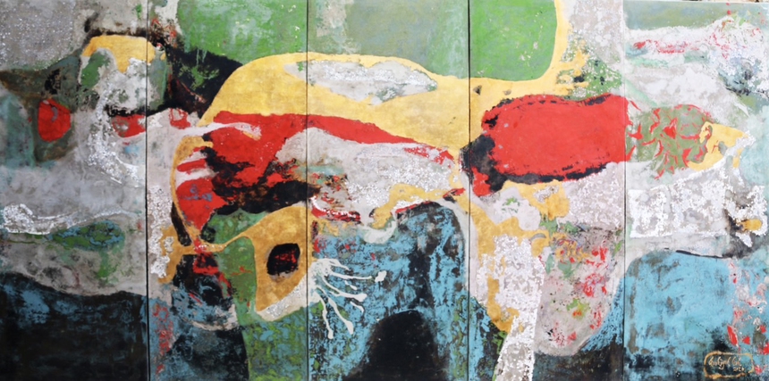 Lâm Huỳnh Linh 'lặng' để trừu tượng 'nổi' - Ảnh 3.