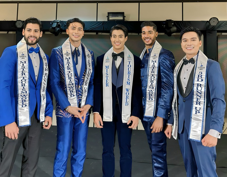 MC Quốc Trí đoạt Á vương 3 cuộc thi Mister Tourism World 2023 - Ảnh 3. MC Quốc Trí đoạt Á vương 3 cuộc thi Mister Tourism World 2023 - Ảnh 3.