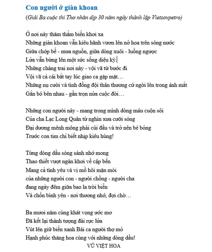 'Người giàn khoan' Vũ Việt Hoa - Ảnh 8.