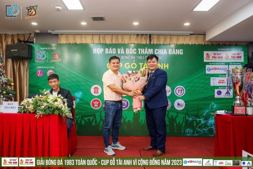 Bốc thăm chia bảng Giải Bóng đá 1983 toàn quốc lần thứ V - Cup gỗ Tài Anh vì cộng đồng năm 2023: Hé lộ bảng đấu tử thần - Ảnh 1.