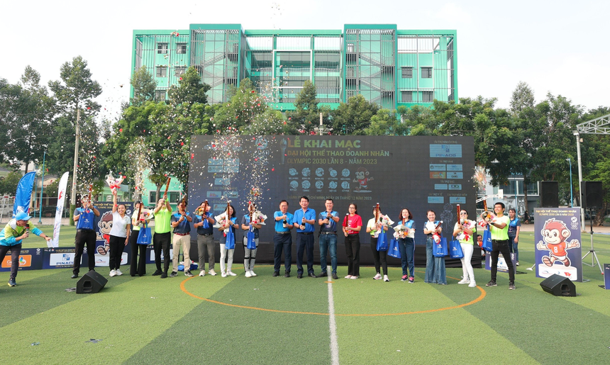 Tưng bừng Ngày hội thể thao cao thượng doanh nhân Việt Nam - Ảnh 1.