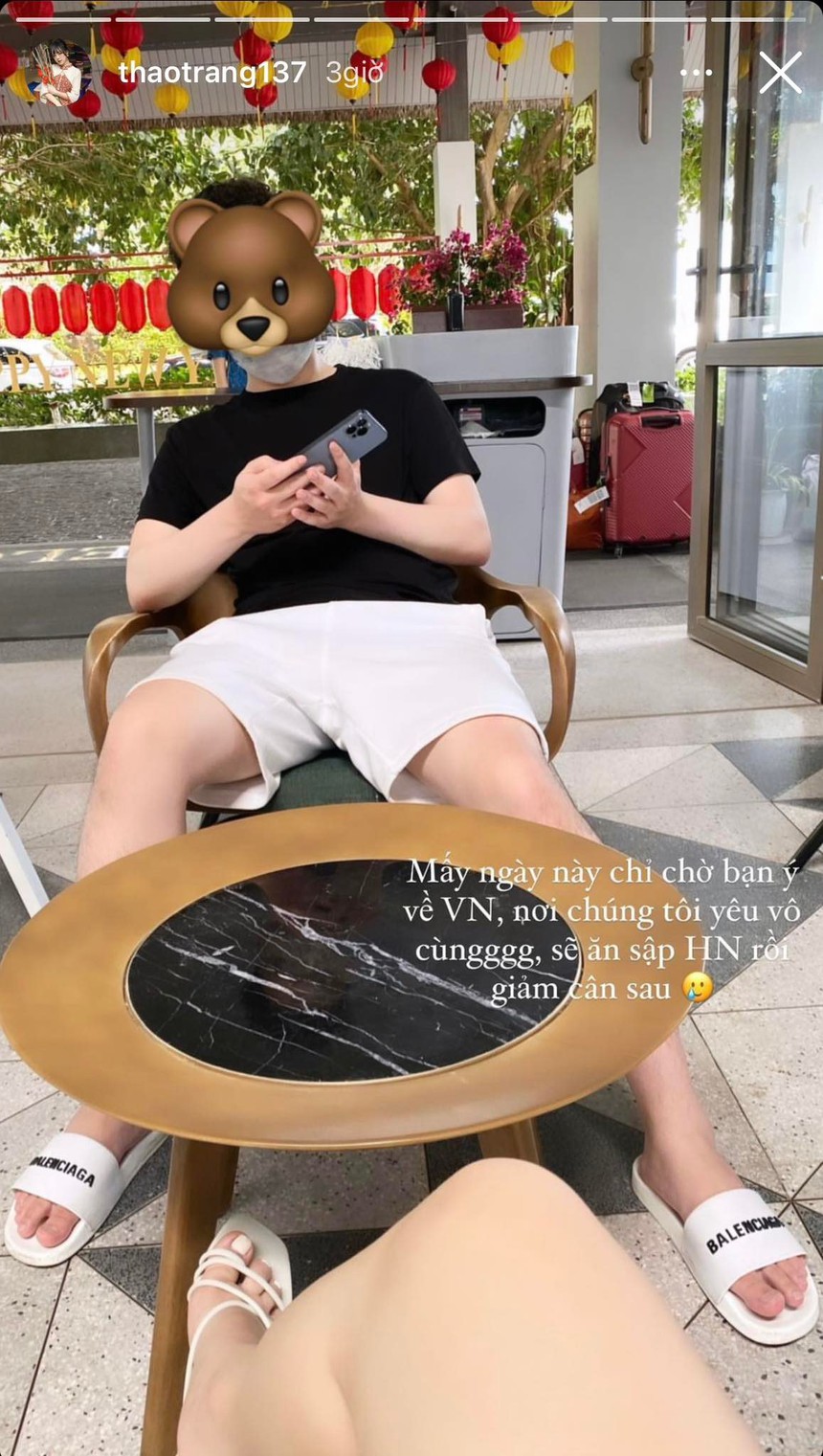 Bóng hồng Thảo Trang hé lộ danh tính bạn trai, tiết lộ sắp hội ngộ ở Việt Nam? - Ảnh 3. Bóng hồng Thảo Trang hé lộ danh tính bạn trai, tiết lộ sắp hội ngộ ở Việt Nam? - Ảnh 3.