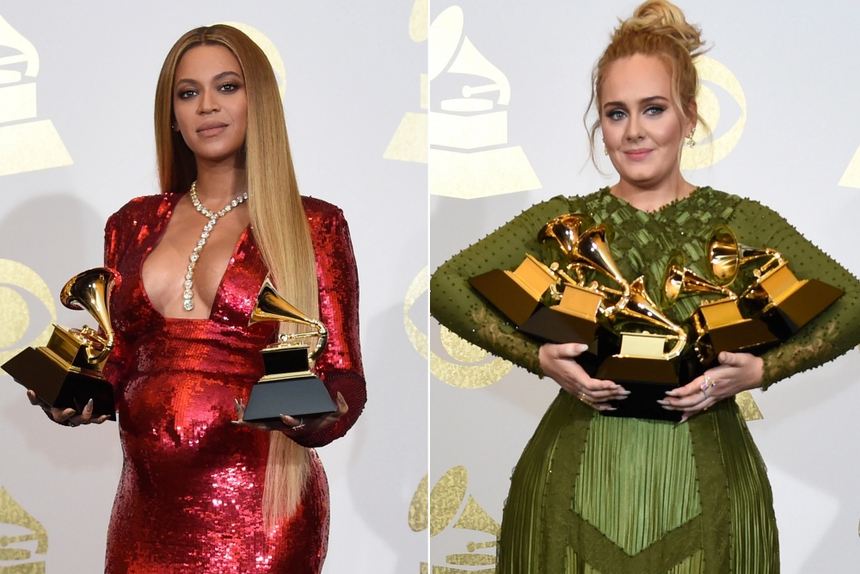 Adele chạm trán Beyoncé, lịch sử Grammy có lặp lại? - Ảnh 1.