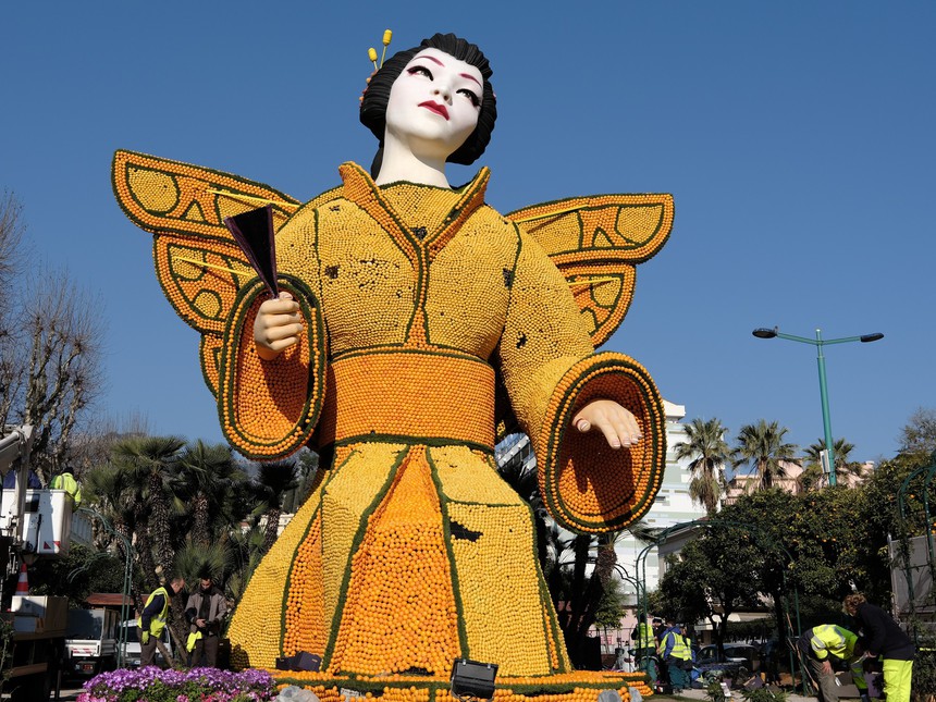 Pháp: Lễ hội chanh - Ảnh 2.