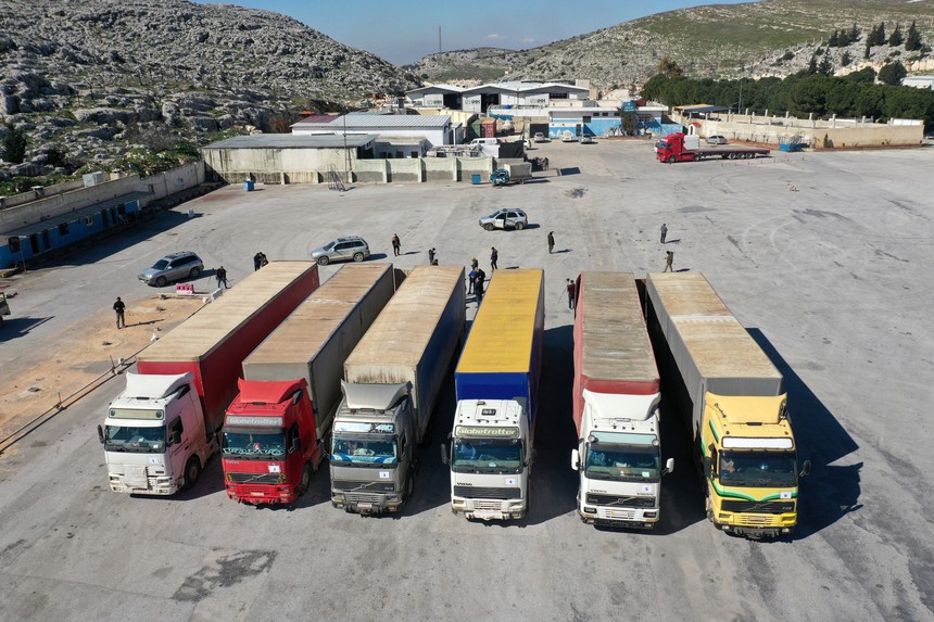 Động đất tại Thổ Nhĩ Kỳ và Syria: Đoàn xe cứu trợ thứ hai của LHQ đến Syria - Ảnh 2.