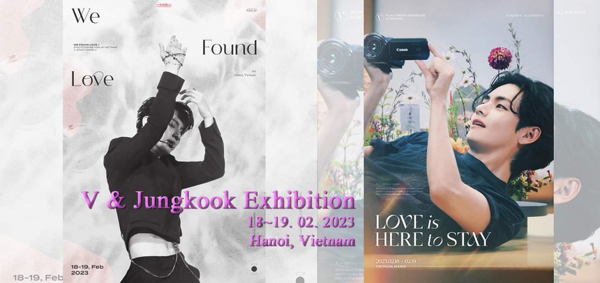 Triển lãm ảnh độc quyền hơn 300 bức ảnh V và Jungkook BTS tại Hà Nội - Ảnh 1. Triển lãm ảnh độc quyền hơn 300 bức ảnh V và Jungkook BTS tại Hà Nội - Ảnh 1.