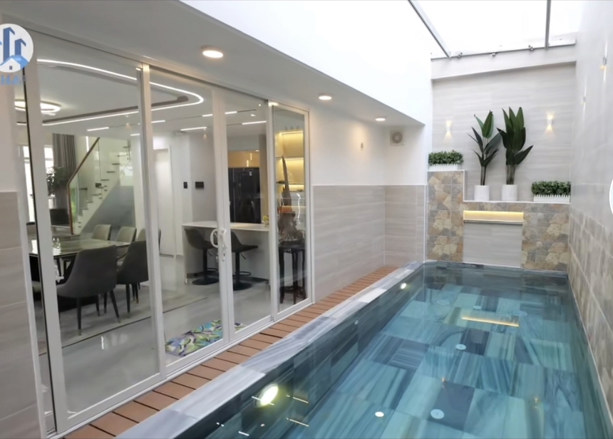 Cơ ngơi mới của Thu Trang - Tiến Luật: Bên ngoài cực bề thế, nội thất sang chảnh cỡ nào? - Ảnh 7.