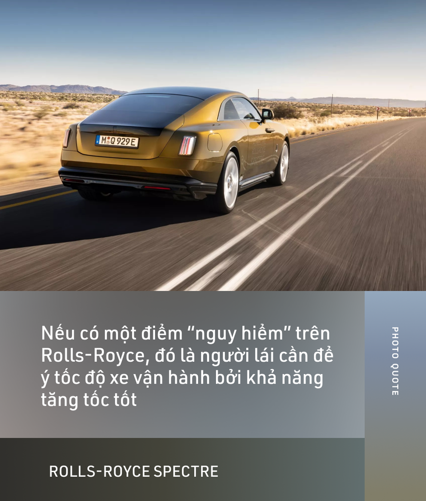 Tôi là phóng viên đầu tiên lái thử Rolls-Royce Spectre và thấy đây như một ốc đảo 4 bánh - Ảnh 8. Tôi là phóng viên đầu tiên lái thử Rolls-Royce Spectre và thấy đây như một ốc đảo 4 bánh - Ảnh 8.