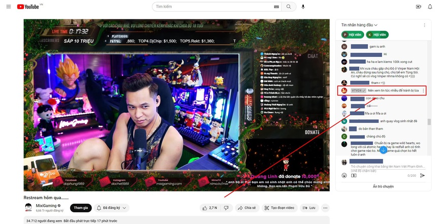 Cộng đồng chỉ đích danh Hà Mã Tấu sau khi buổi livestream của Độ Mixi bị nhà đài 'đánh tiếng'? - Ảnh 1.