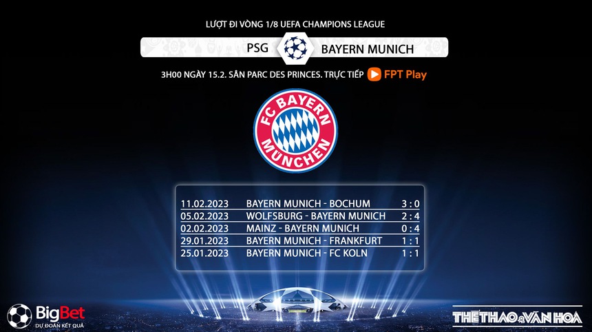 Nhận định, soi kèo PSG vs Bayern Munich (3h00, 15/2), vòng 1/8 Cúp C1 - Ảnh 7.