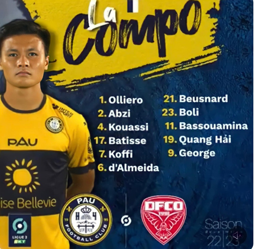 Từ khởi đầu như mơ đến bị 'lãng quên': Quang Hải có còn cơ hội ở Pau FC? - Ảnh 3.