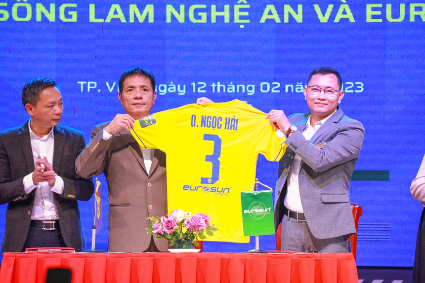 CLB SLNA được gia hạn tài trợ - Ảnh 1. SLNA. CLB SLNA, V League 2023