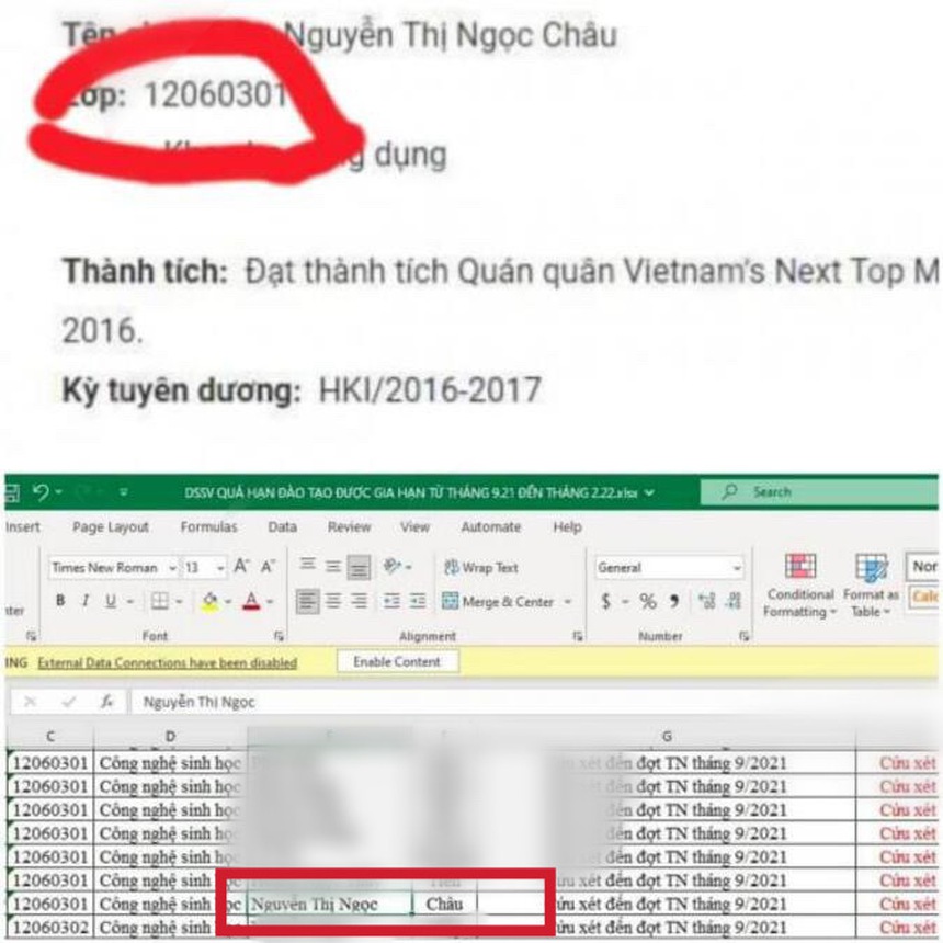 Loạt ồn ào của Ngọc Châu sau khi tham gia Hoa hậu Hoàn vũ: Dính ồn ào khai gian học vấn, bị tung bằng chứng từng chỉnh sửa mặt - Ảnh 2.