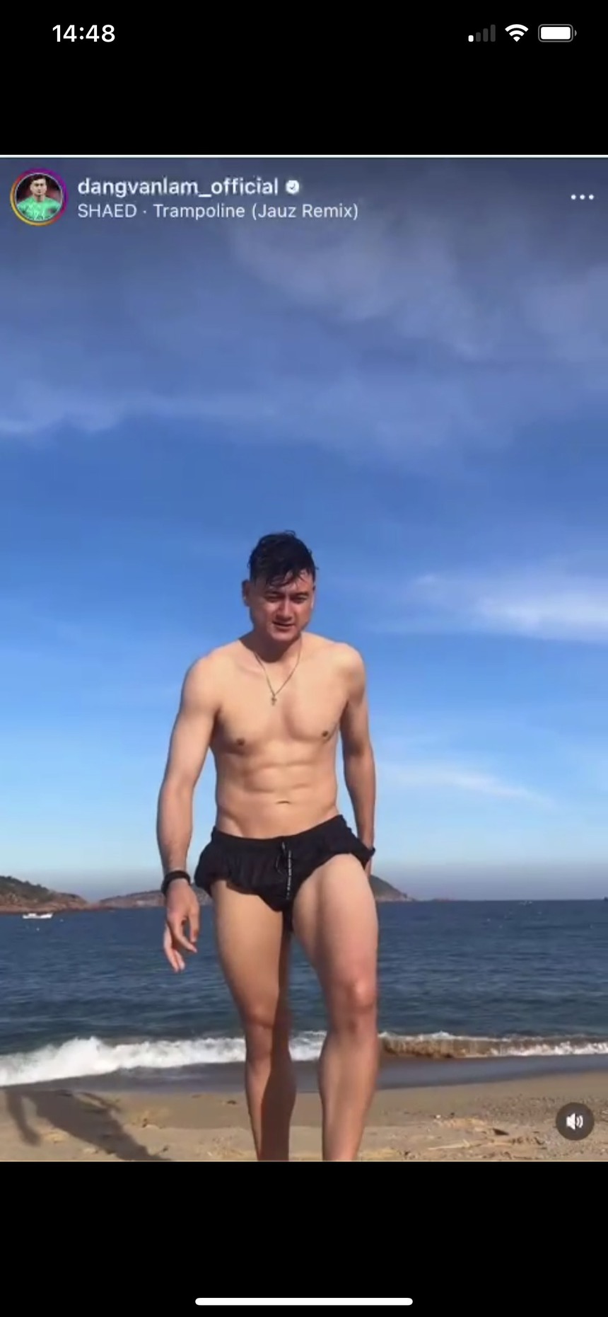 Văn Lâm, Đặng Văn Lâm, Văn Lâm khoe body, Văn Lâm 6 múi