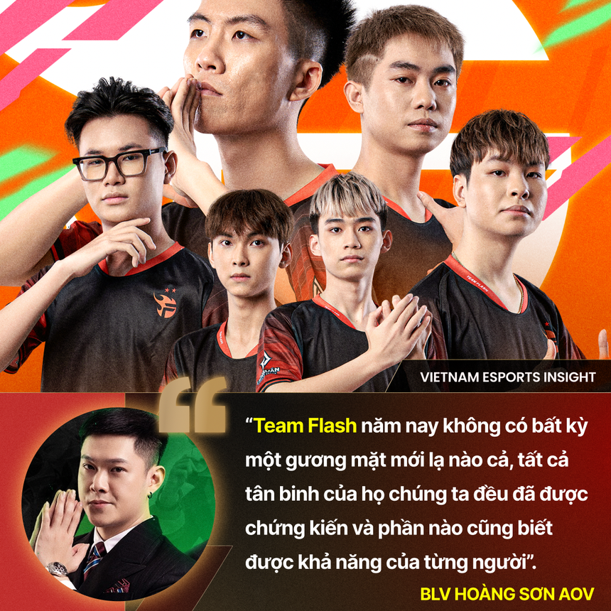 BLV Hoàng Sơn AOV: 'Team Flash sẽ vào top 4 nhưng là giai đoạn cuối mùa' - Ảnh 5. BLV Hoàng Sơn AOV: 'Team Flash sẽ vào top 4 nhưng là giai đoạn cuối mùa' - Ảnh 5.