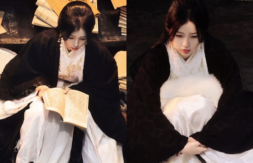 Hé lộ tạo hình cô dâu cổ trang cực đẹp của Ngu Thư Hân, biểu cảm đáng yêu gây chú ý - Ảnh 4.