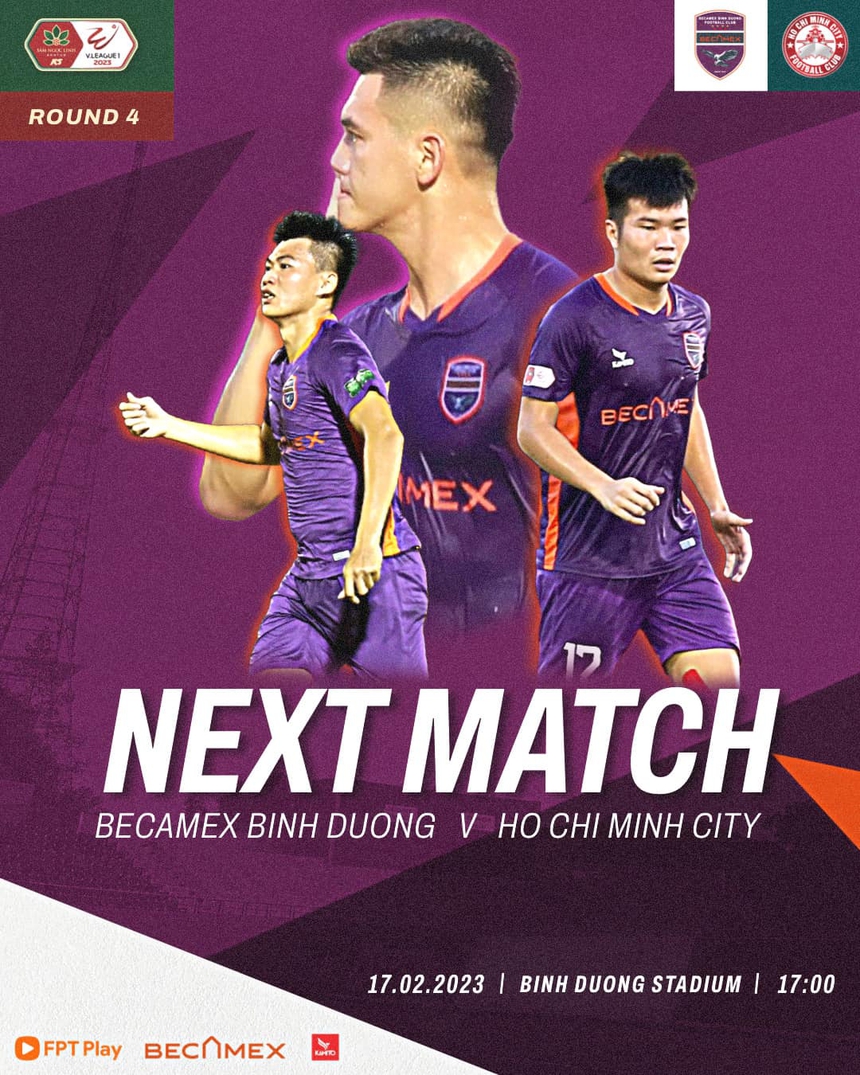 Link xem trực tiếp bóng đá Bình Dương vs TP.HCM (xem FPT Play) - Ảnh 3. Link xem trực tiếp bóng đá Bình Dương vs TP.HCM (xem FPT Play) - Ảnh 3.