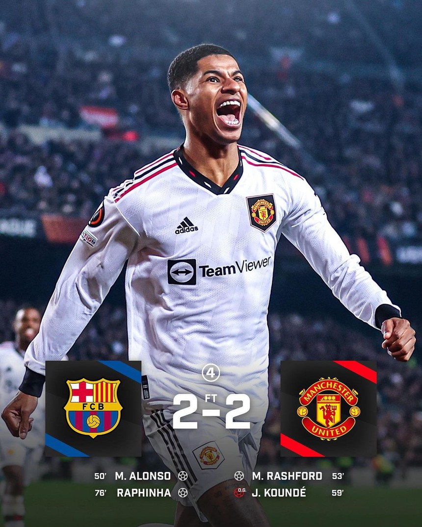 Barcelona và MU rượt đuổi tỉ số đầy kịch tính, xứng đáng là 'chung kết sớm' Europa League - Ảnh 8.