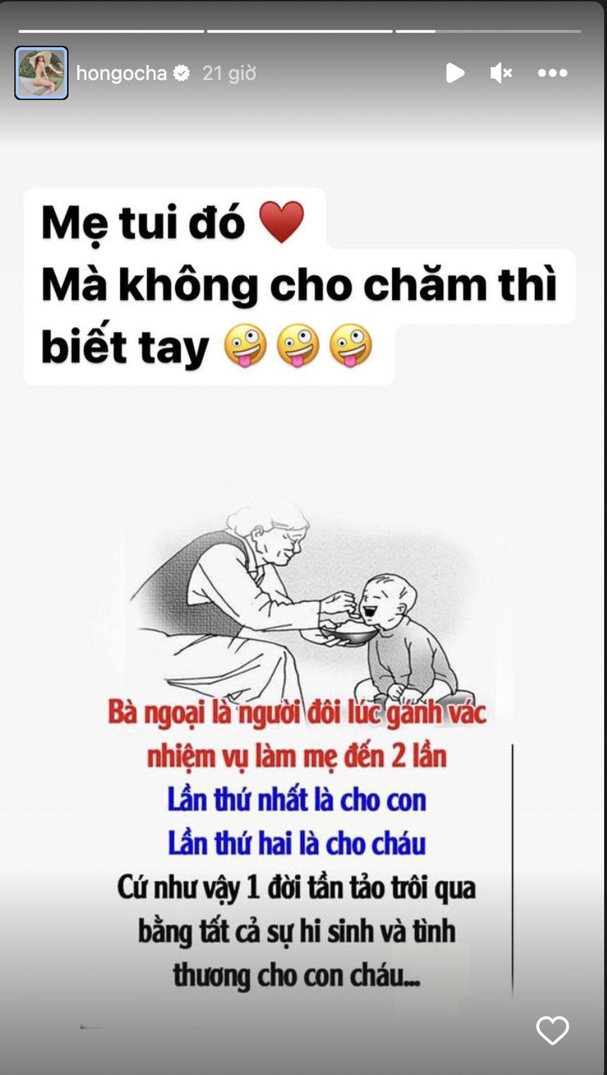 Hà Hồ thể hiện tình cảm trong lần hiếm hoi nhắc đến mẹ ruột - Ảnh 1. Hà Hồ thể hiện tình cảm trong lần hiếm hoi nhắc đến mẹ ruột - Ảnh 1.