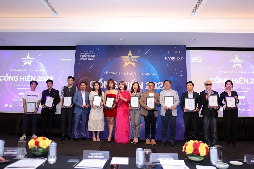 Lễ công bố Đề cử Giải Cống hiến 2023: Cập nhật - trẻ trung - thẳng thắn - minh bạch - Ảnh 2.
