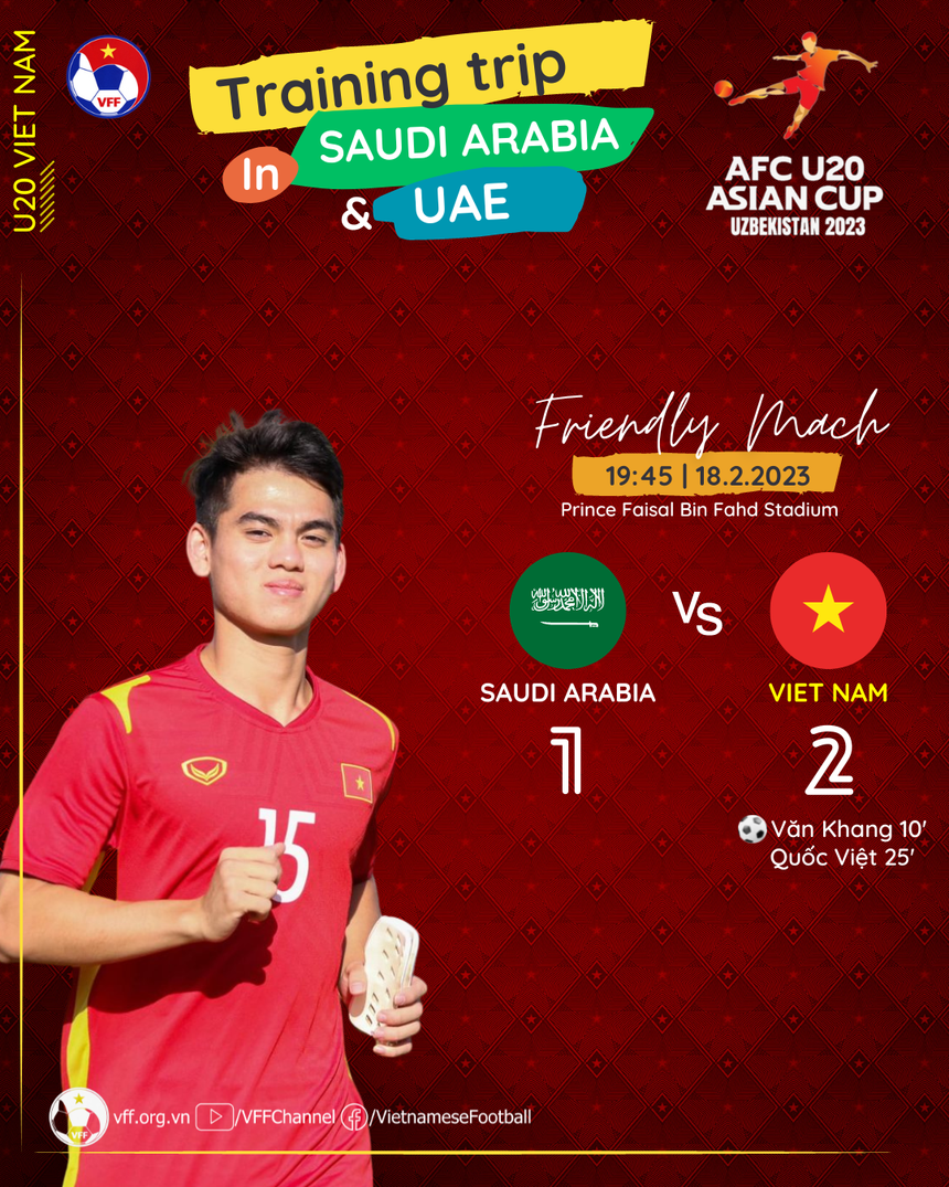 U20 Việt Nam tạo địa chấn trước 'gã khổng lồ' Saudi Arabia, CĐV Đông Nam Á ngả mũ kính phục - Ảnh 2. U20 Việt Nam tạo địa chấn trước 'gã khổng lồ' Saudi Arabia, CĐV Đông Nam Á ngả mũ kính phục - Ảnh 2.