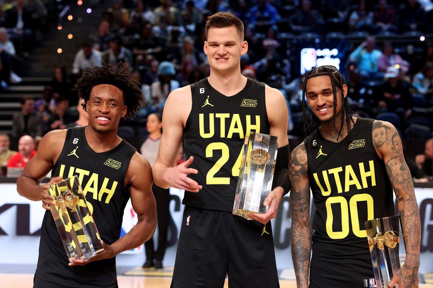 Tổng kết sự kiện All-Star 2023: Mac McClung áp đảo trong cuộc thi úp rổ - Ảnh 1.