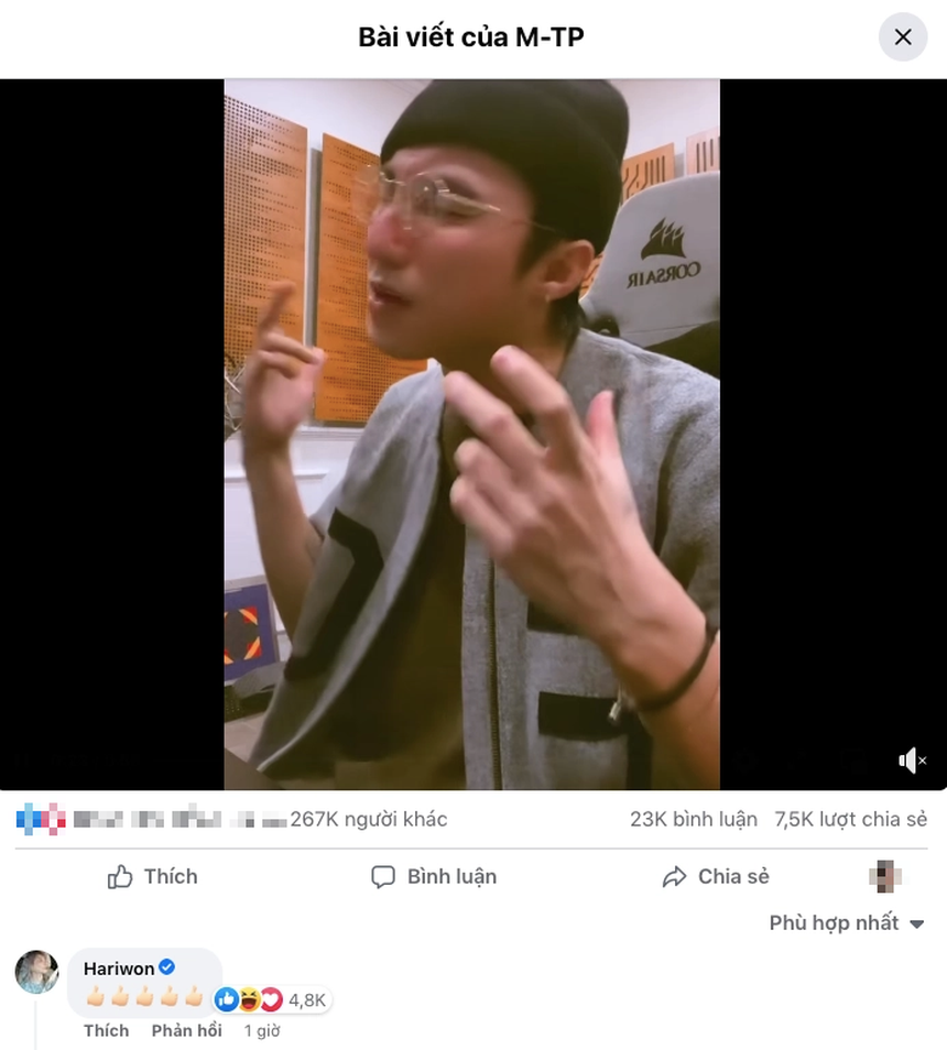 Sơn Tùng M-TP cover nhạc Hàn lời Việt, Hari Won "like mạnh" còn 1 nhạc sĩ nổi tiếng bị gọi tên! - Ảnh 4.