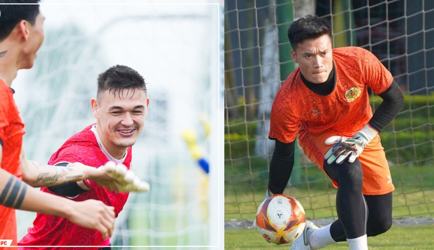 Mắc sai lầm liên tiếp, thủ môn Bùi Tiến Dũng mất suất bắt chính vào tay Patrik Lê Giang - Ảnh 2.
