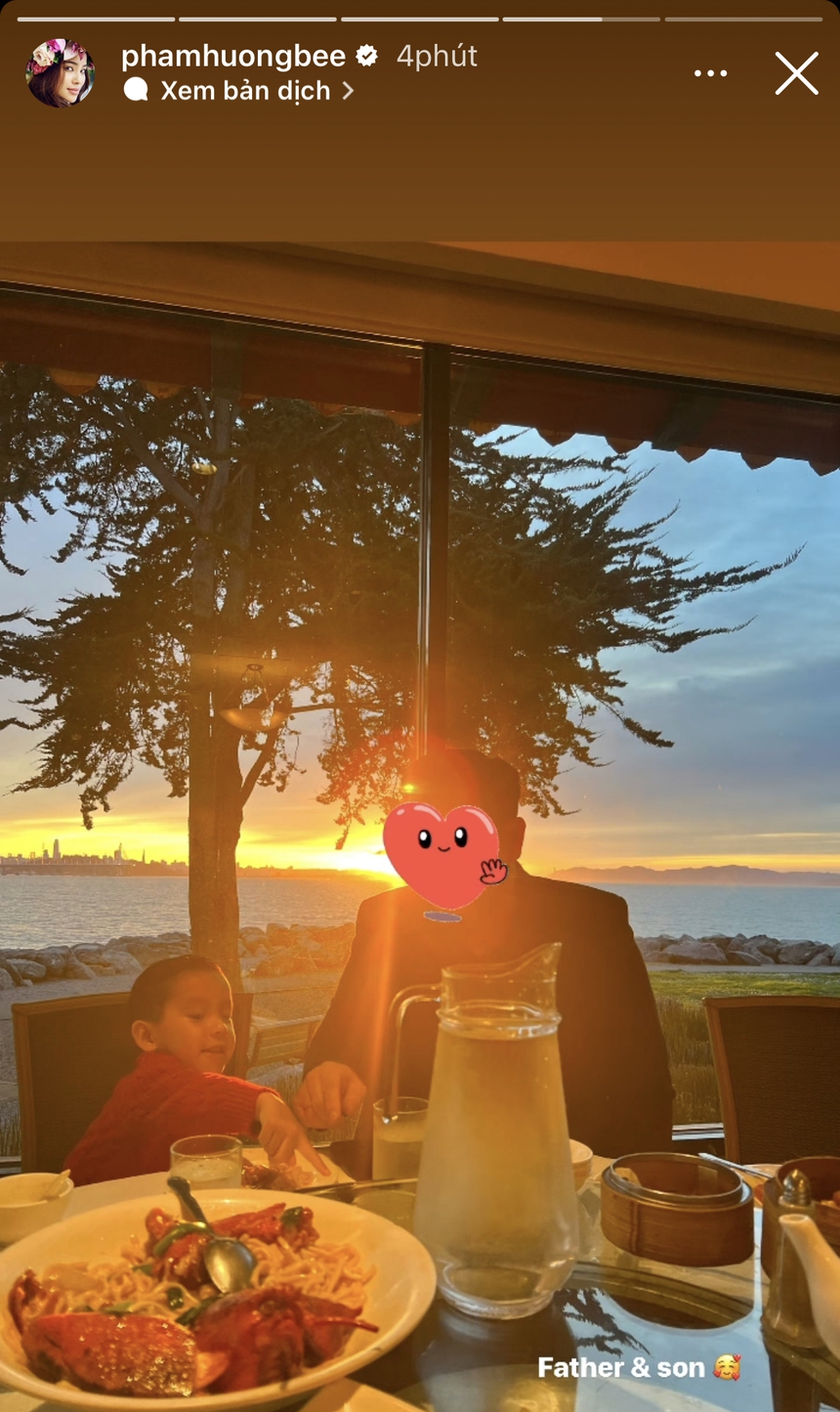 Phạm Hương khoe khoảnh khắc chồng đại gia chăm sóc con trai, quyết giữ 1 thái độ suốt 4 năm - Ảnh 1. Phạm Hương khoe khoảnh khắc chồng đại gia chăm sóc con trai, quyết giữ 1 thái độ suốt 4 năm - Ảnh 1.